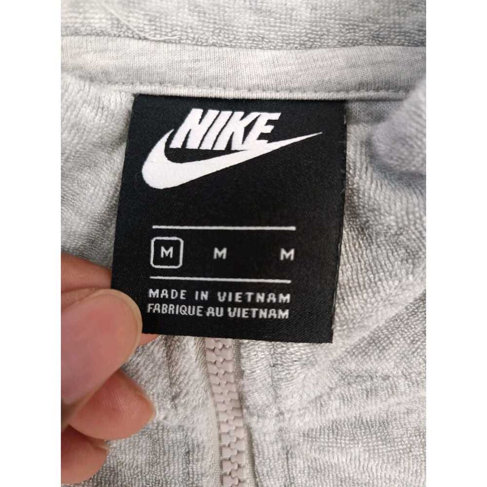 Nike Sportswear Femme Terry Full Zip Jacket Women's Medium Gray - Picture 3 of 6